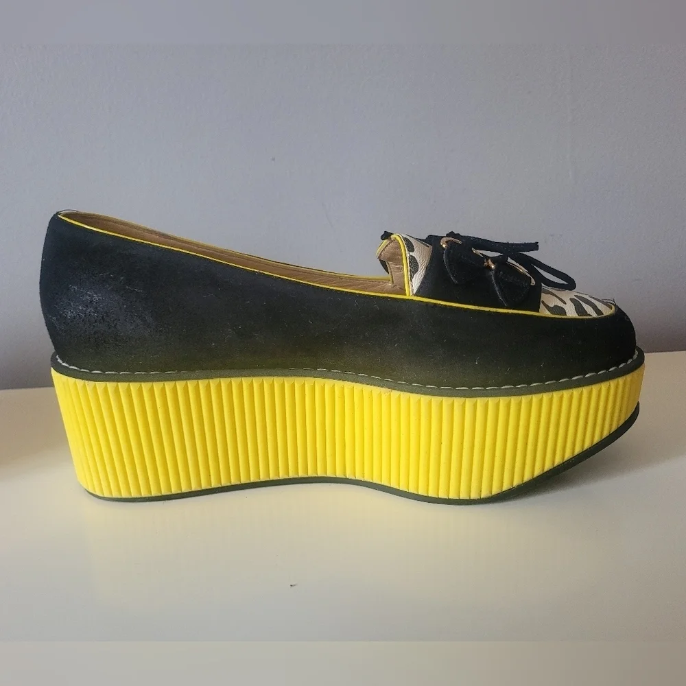Charlotte Olympia Platform Loafers, Size 36